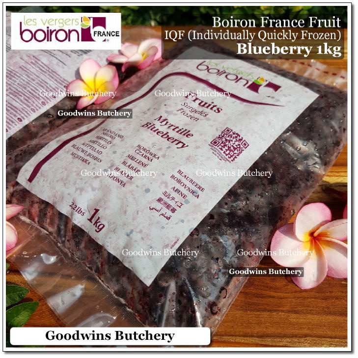 

MYRTILLE BLUEBERRY Fruit frozen IQF (Individual Quickly Frozen) Boiron France 1kg