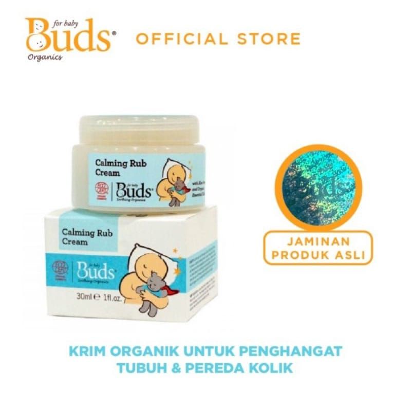 Buds Organics - Calming Rub Cream - Krim Penghangat Pereda Kolik