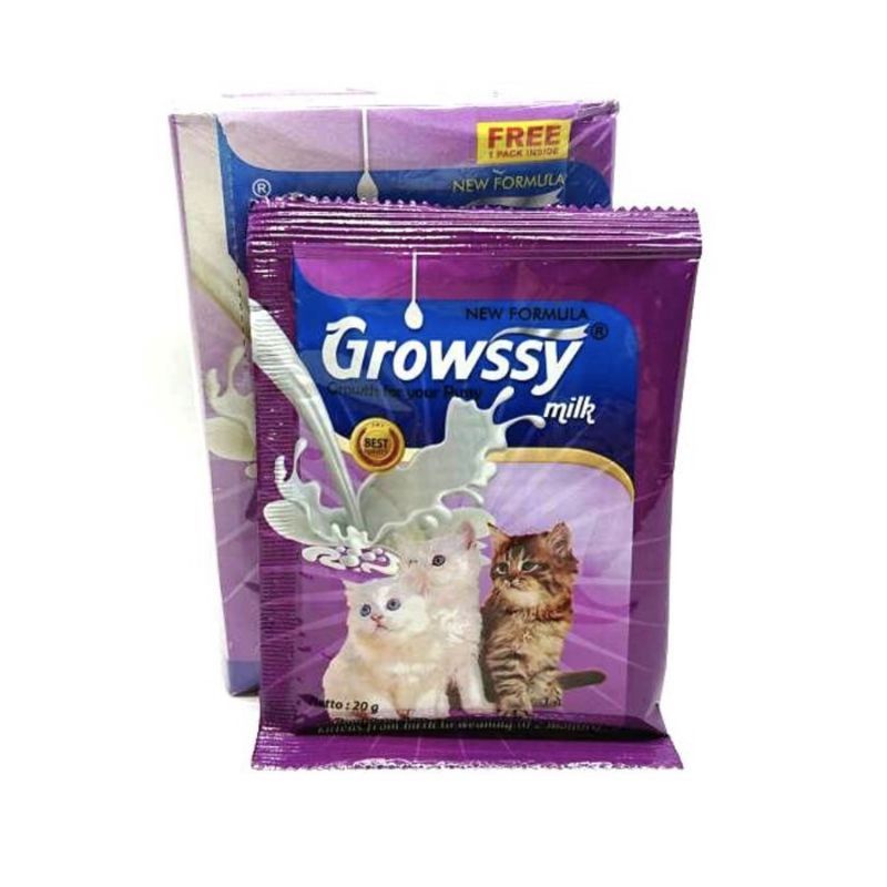 growssy susu kucing sachet 20gr