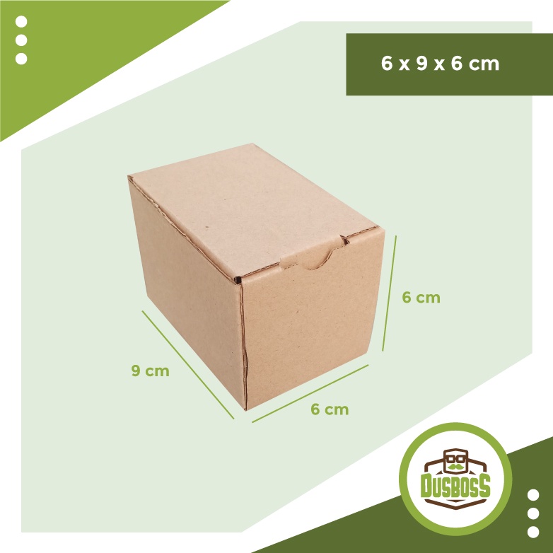 

Kardus 6 x 9 x 6 cm --Die Cut dan easy usage--