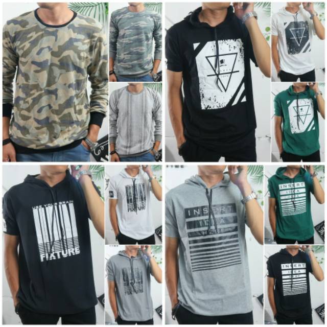 Baju Kaos  Klupuk Hodie Pria  Remaja  Tshirt Distro Atasan 