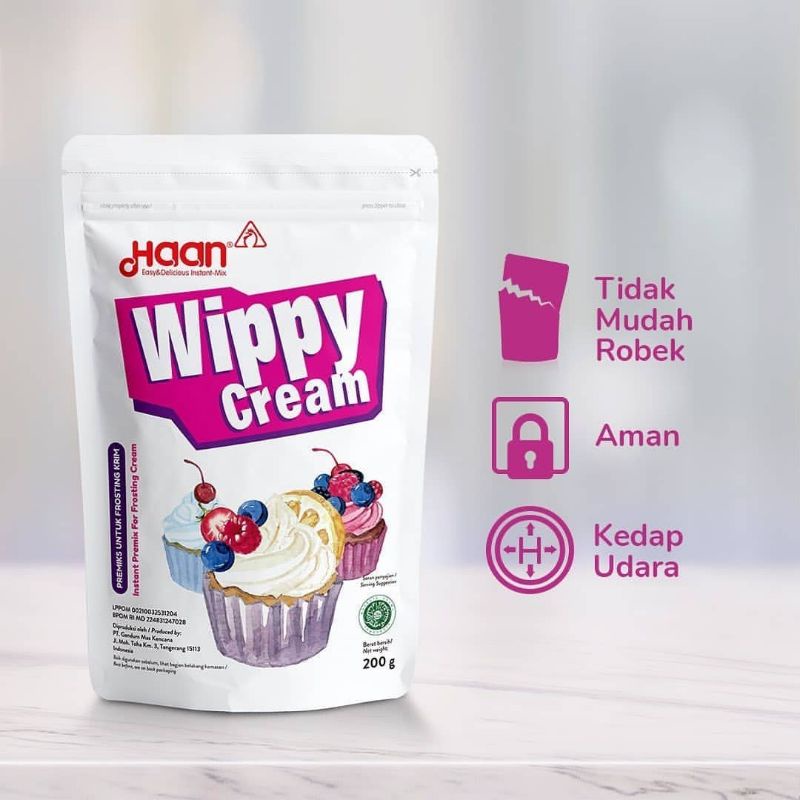

Haan Wippy Cream 200gr