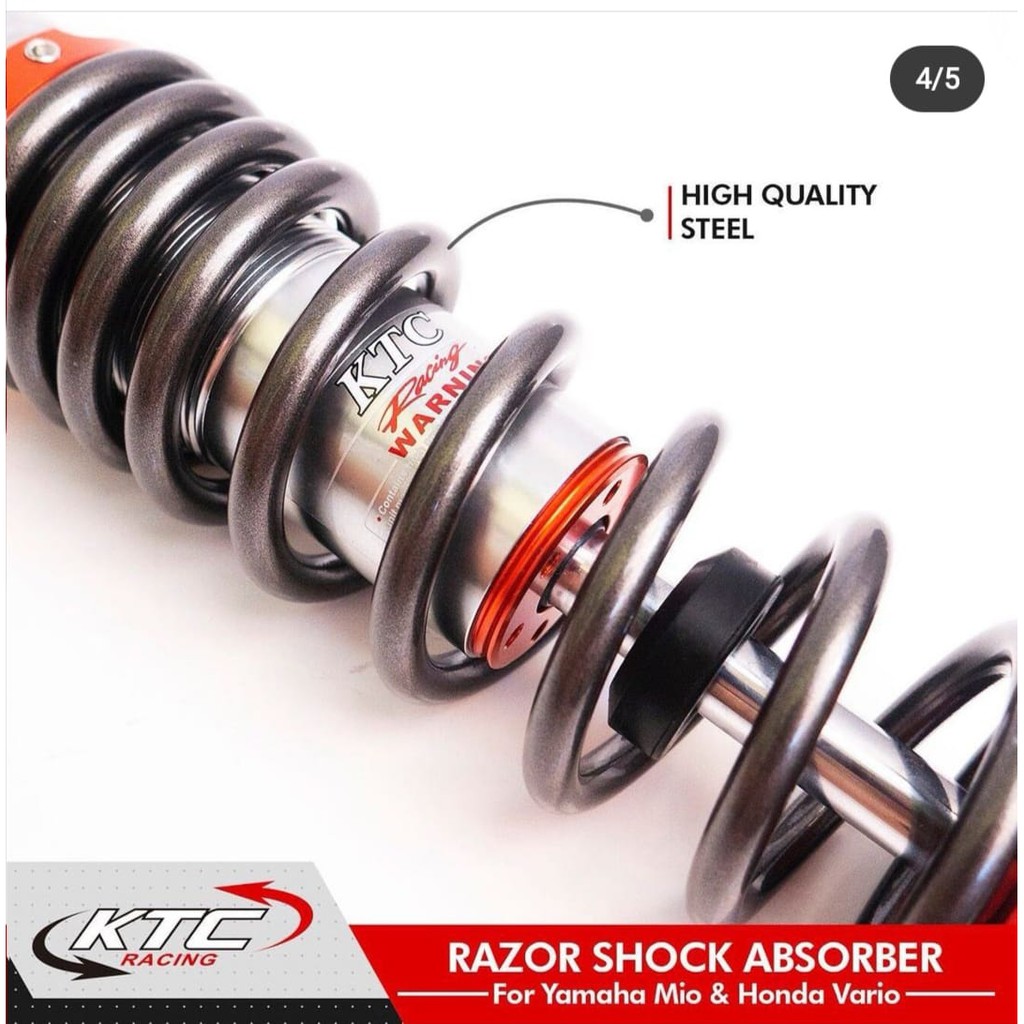 Shockbreaker Sok Belakang KTC Vario 150 Vario 125 All New 2012-2020 325 Mm Ori