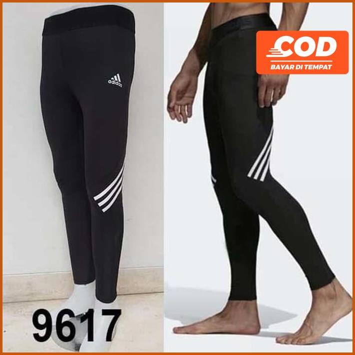 Celana Legging Sport Panjang Cowok Pria Grade Ori Adidas Baselayer