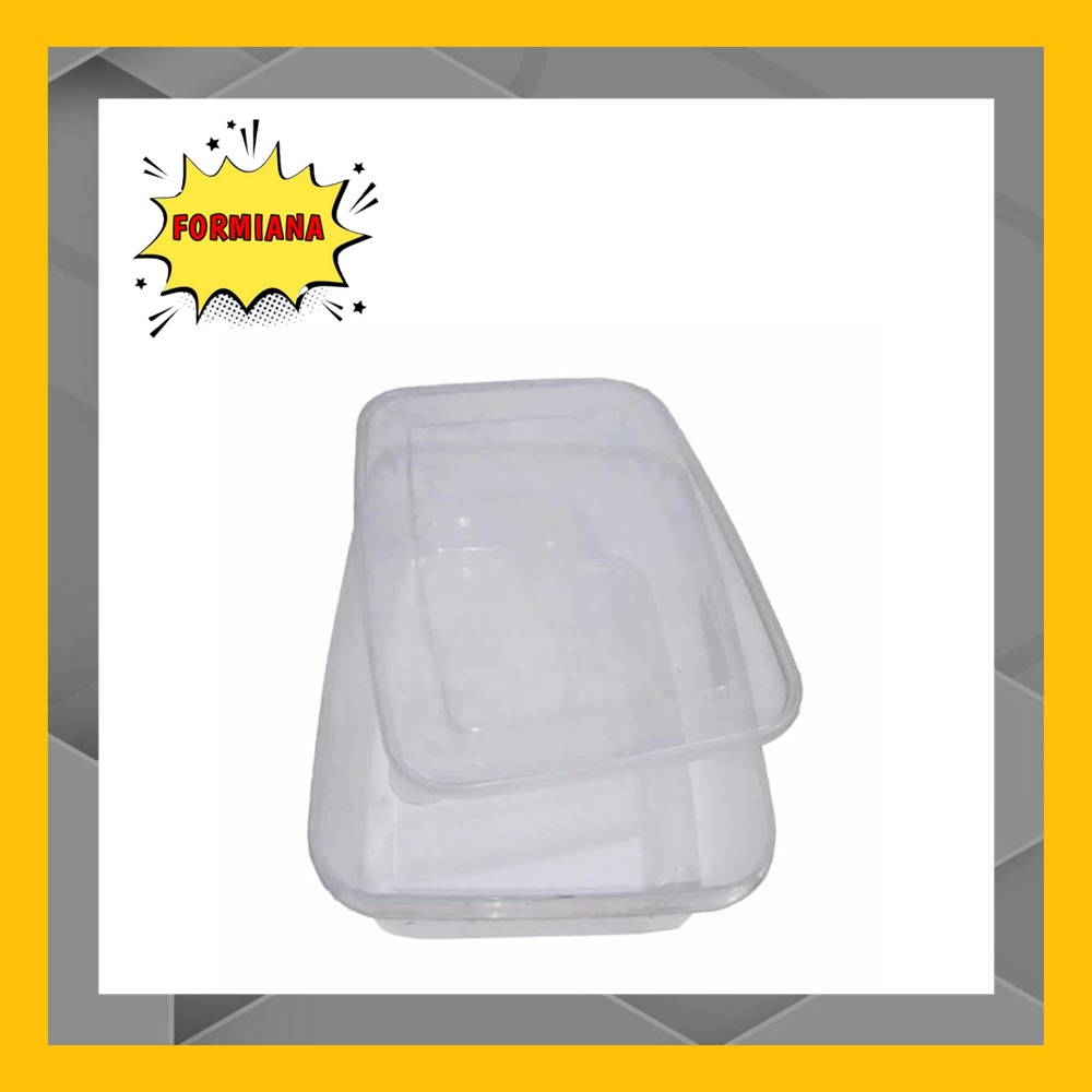 FM - Kotak Transparan Tempat menyimpan Makanan / Wadah Plastik Container Box - 3500ml