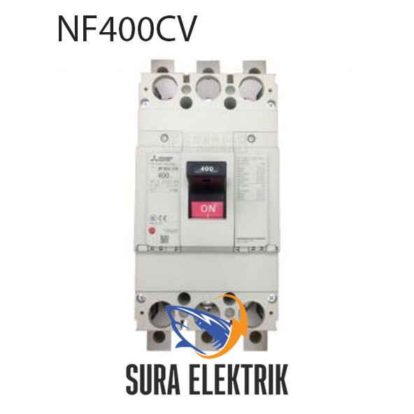 NFB MCCB Breaker NF400CV 300A / 350A / 400A Mitsubishi