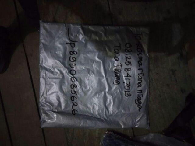 Couple Dress Sarimbit Batik Anak Alona Pola Burung Hitam Seragam Batik Keluarga Xxl