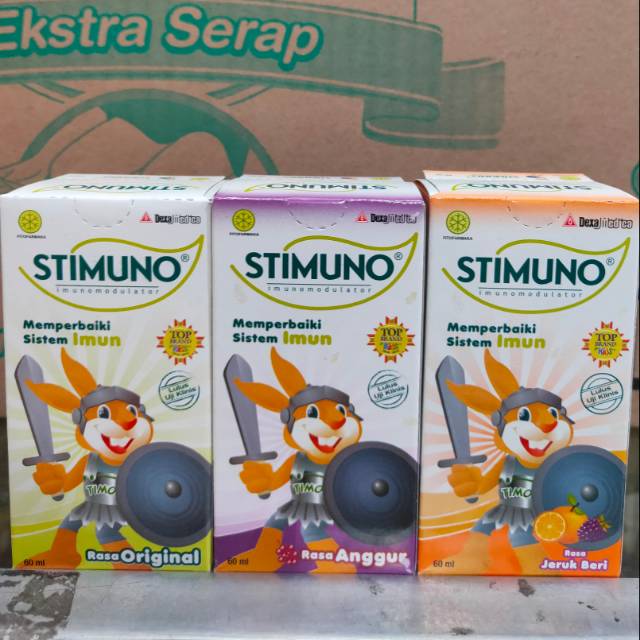 Stimuno Syrup 60ml (Original, Orange Berry, Grape)