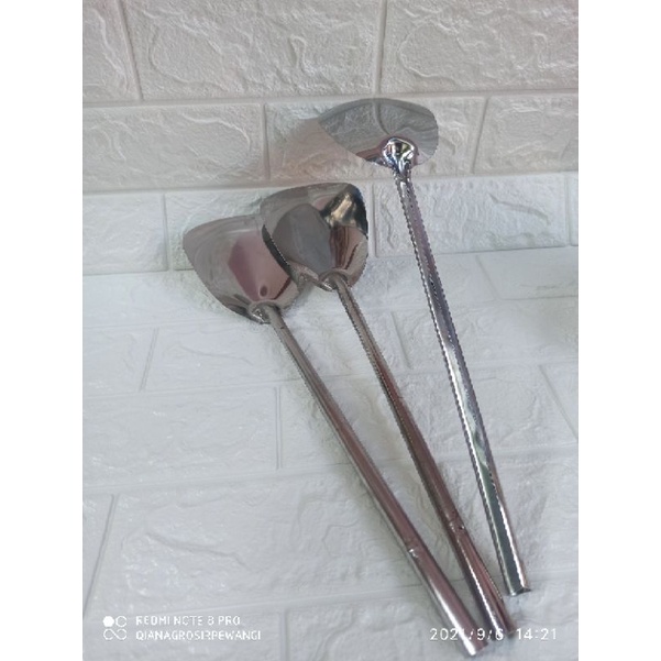 Sodet stainless /spatula okal polos