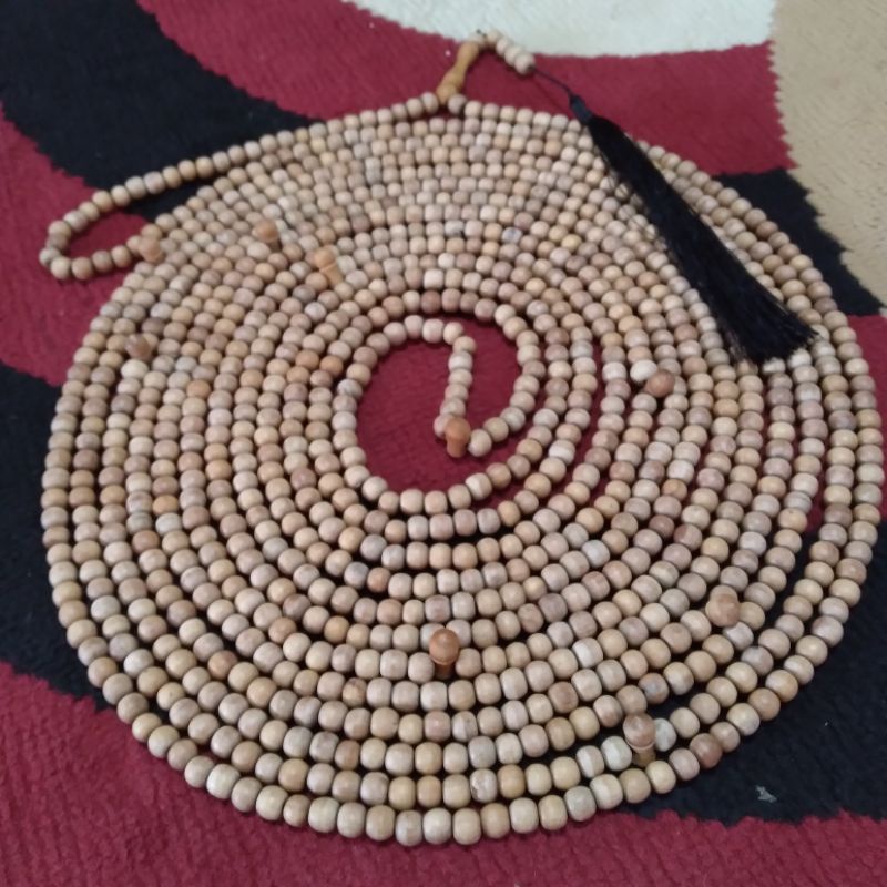 Tasbih kayu cendana wangi 7mm 1000butir