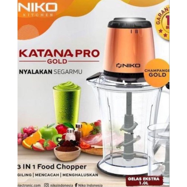 Chopper Niko katana gold