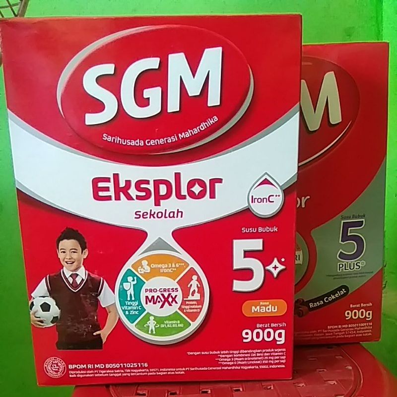 

Susu bubuk SGM 5+ Eksplor sekolah 900gr