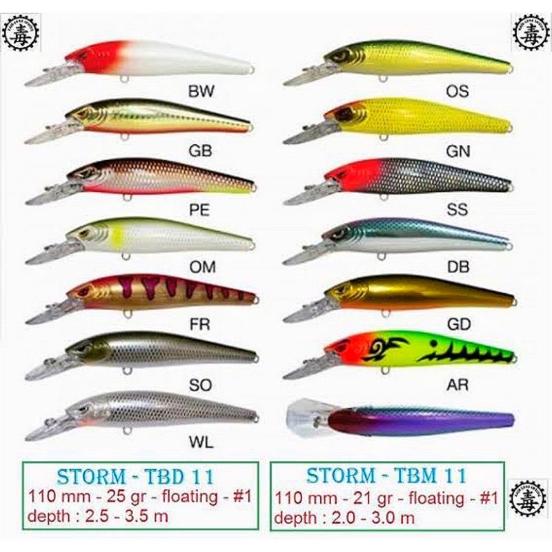 Umpan STORM THUNDER BARRA 11cm 21gr