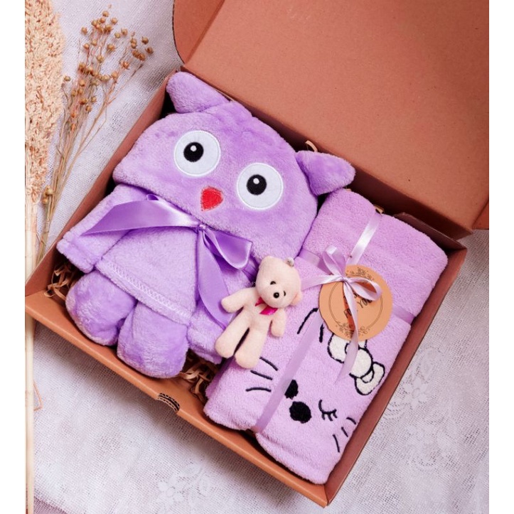 Hampers bayi/ kado bayi / gift box-Baby kode 03 lilac