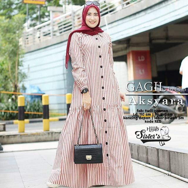 Baju gamis murah KH AKSYARA MAXY