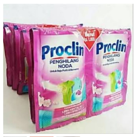 PROCLIN PENGILANG NODA SACHET 1RENCENG ISI 24 PCS