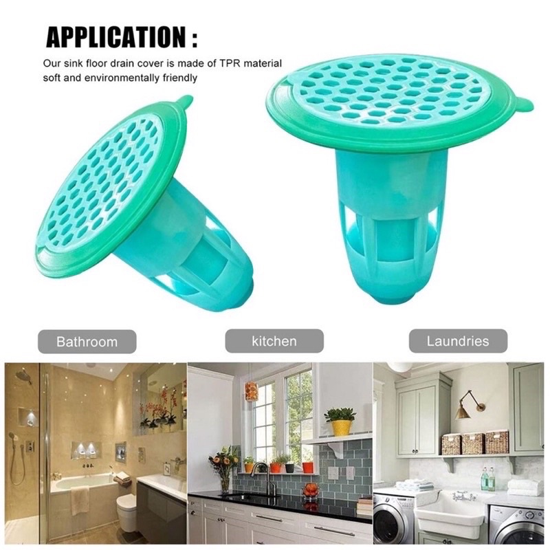 DRAINASE ANTI BAU / SARINGAN WASTAFEL ANTI BAU DAN KECOA SARINGAN SALURAN PIPA WASTAFEL KAMAR MANDI 