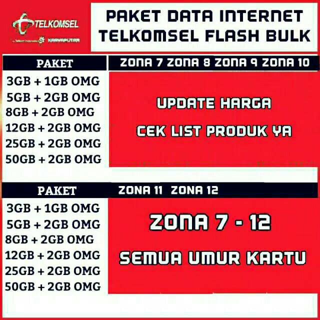 Promo Paket Data Internet Telkomsel Simpati As Loop Semua Jaringan 24 Jam Shopee Indonesia