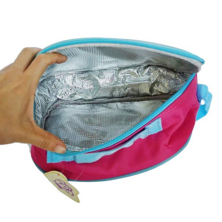 Tas Foil Lunch Bag Selempang Tas Anak Sekolah - Pink