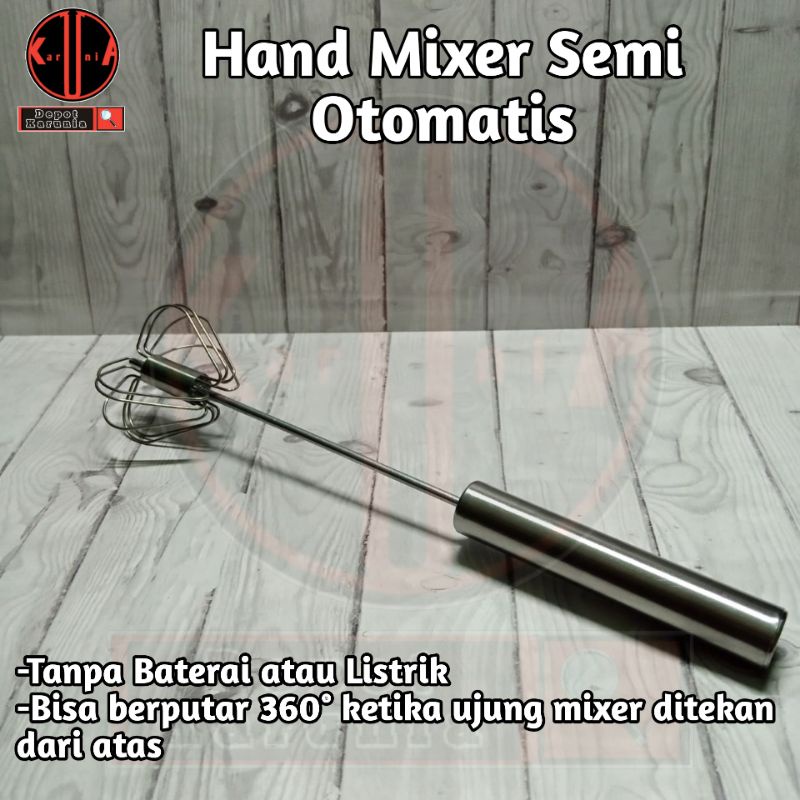 Hand Mixer Semi Otomatis Bisa Berputar 360 derajat