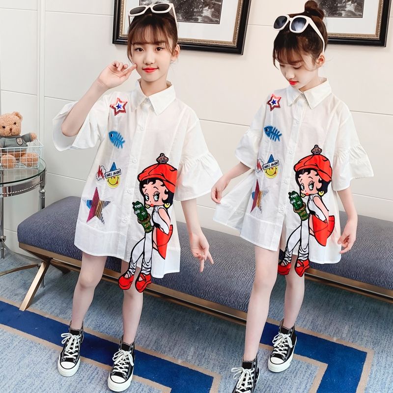Betty Boop - Dress tunik blink blink Anak bisa couple dengan Mama