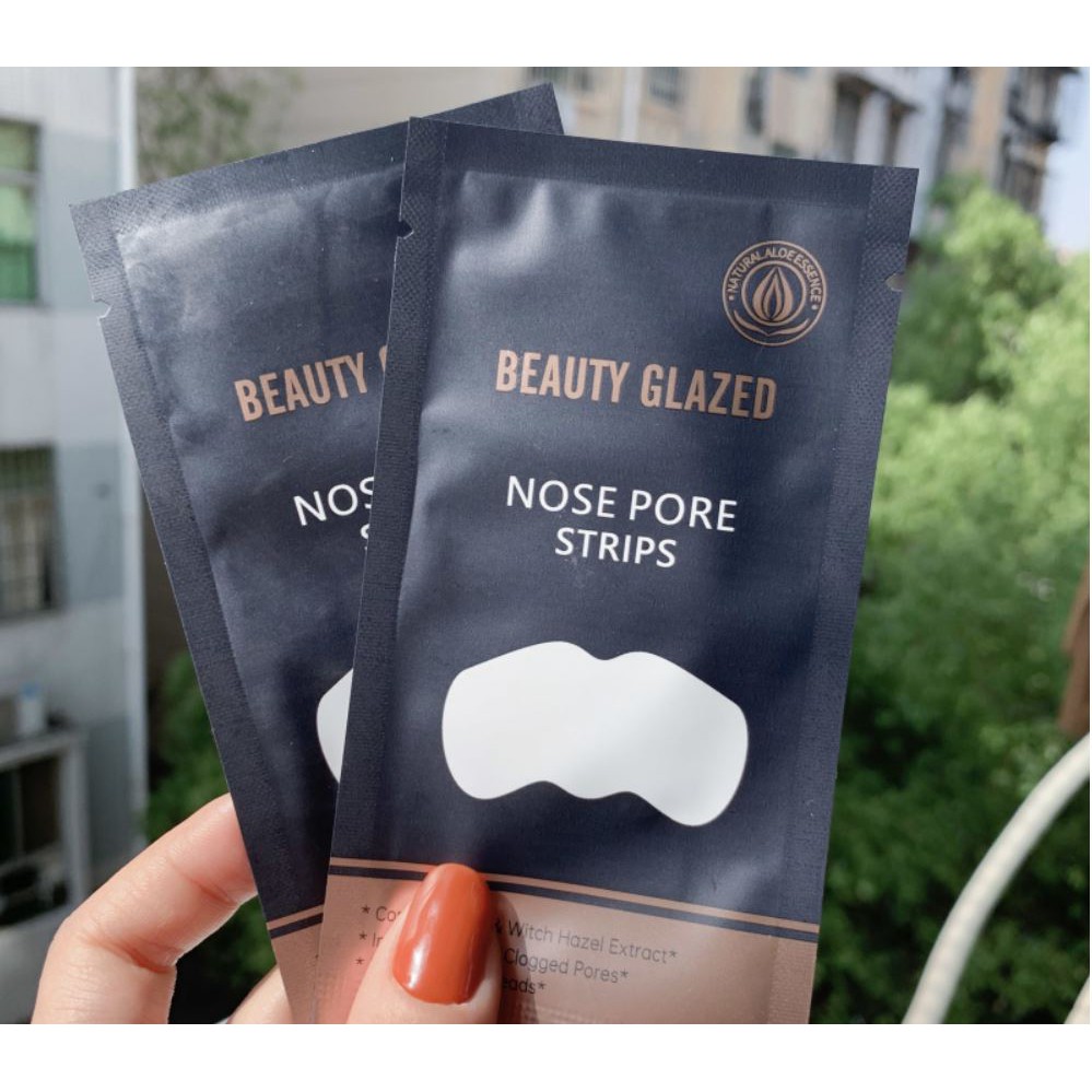 (READY &amp; ORI) Beauty Glazed Nose Pore Strips Deep Cleansing Blackhead Remove Komedo B76 B 76