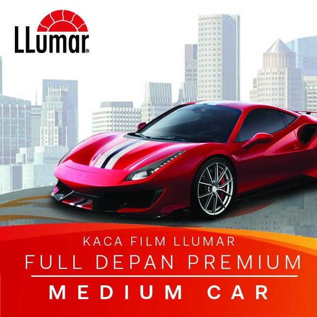 LLumar Window Film - Kaca Film LLumar Full Depan Premium (MEDIUM CAR)