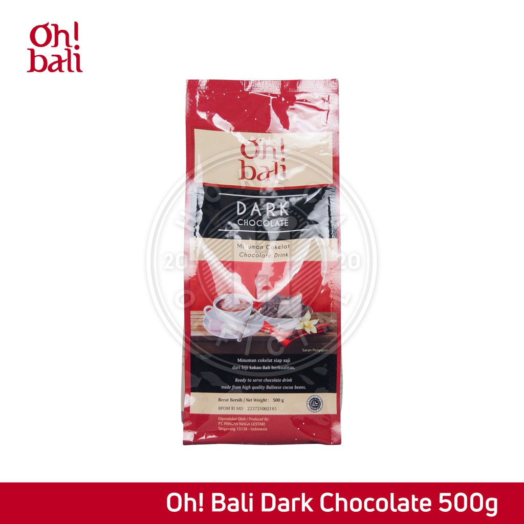 

OH! BALI COCOA POWDER DARK CHOCOLATE 500GR / OH BALI COKLAT KAKAO BUBUK 500 GRAM