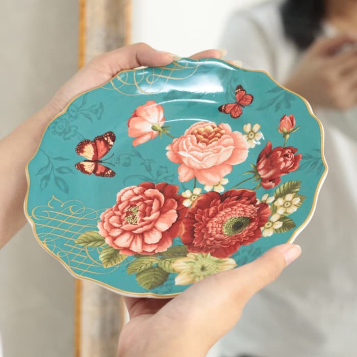 Salad Plate set of 4 - Danielle Flower