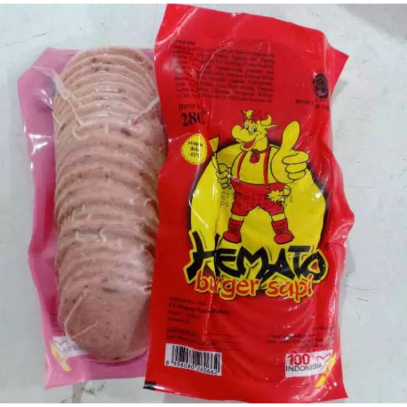 

Hemato burger sapi 20pcs