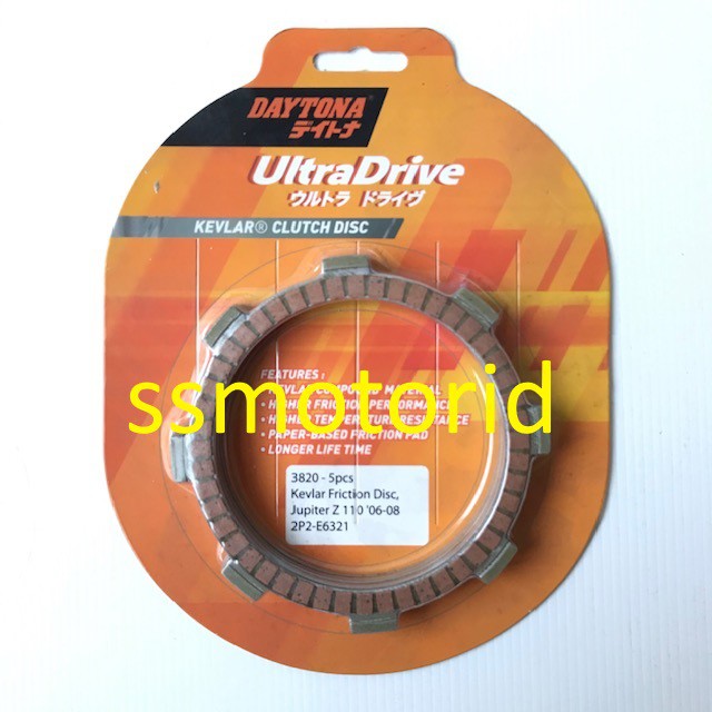 Kampas Plat Kopling Disc Clutch Kevlar DAYTONA Racing Jupiter Z Burhan