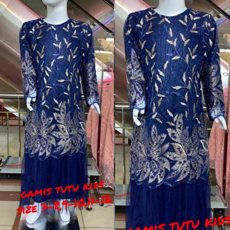 Realpict gamis tutu anak/kebaya anak/baju kurung anak