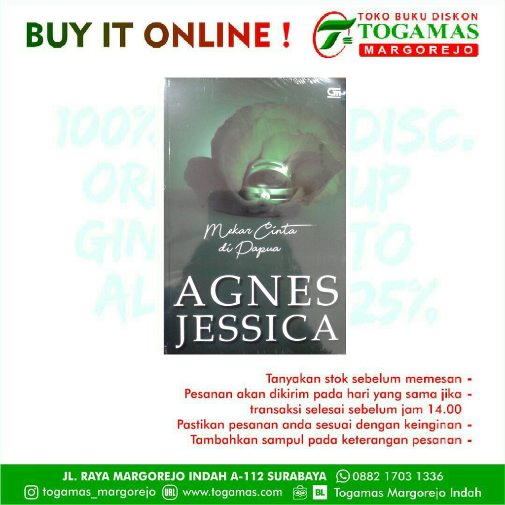 MEKAR CINTA DI PAPUA BY AGNES JESSICA Shopee Indonesia