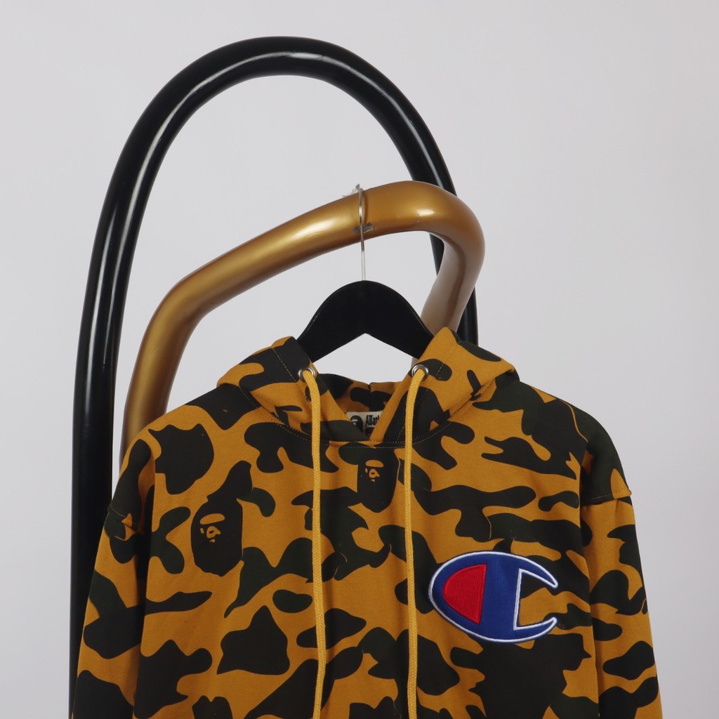 JAKET SWEATER HOODIE BP X CHAMP CAMO UNISEX PREMIUM QUALITY