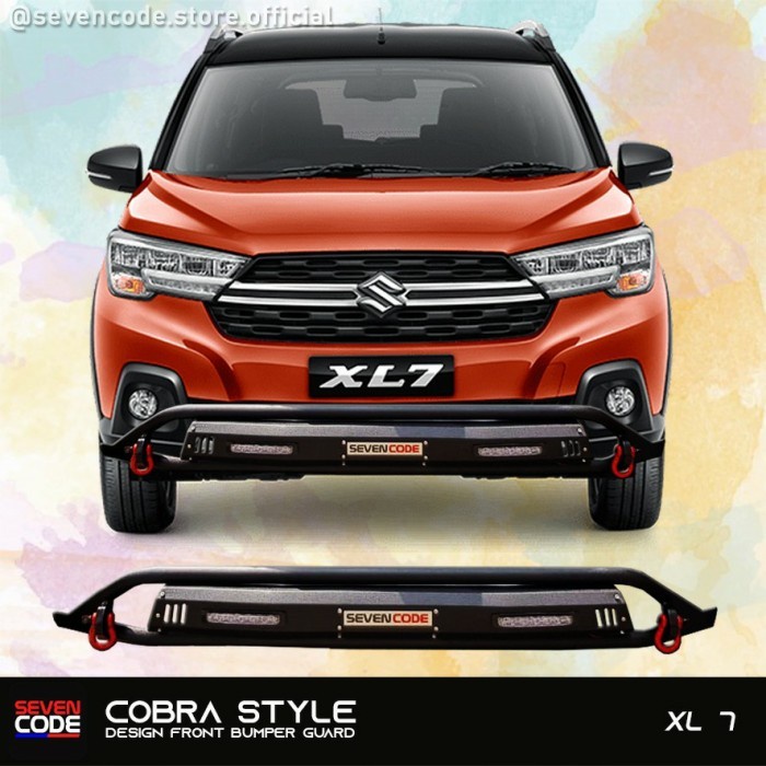 Front Bumper Guard Tanduk Depan Suzuki XL 7 Cobra SEVENCODE