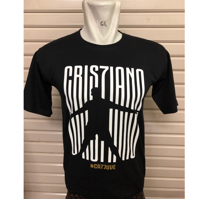 Kaos T-Shirt Cristiano CR7 Juventus Cotton Combed 30s