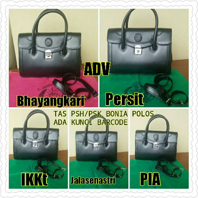 RK [TDK BISA COD] TAS PSH BHAYANGKARI/ PSK PERSIT/PIA/JALASENASTRI/IKKT/DHARMAWANITA BONIIA POLOS