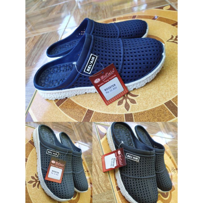 SANDAL SLIP ON FULL KARET LENTUR ANTI AIR #NYMAN#PAKAI#HARIAN