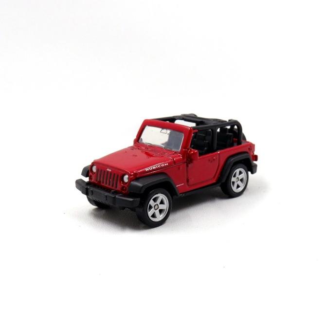 Welly Nex 1:60 Jeep Wrangler Rubicorn Red - Mobil Mobilan Diecast