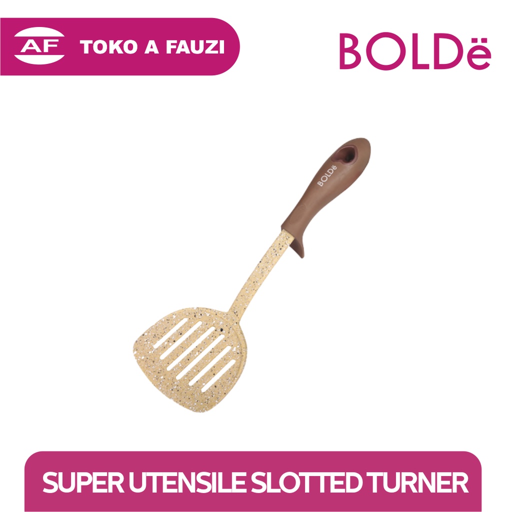 BOLDE SUPER UTENSILE SLOTTED TURNER BEIGE