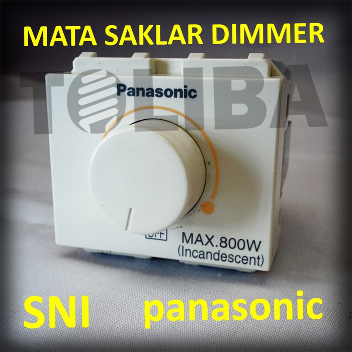 mata saklar dimmer panasonic wej57518 / dimmer lampu 800w SNI