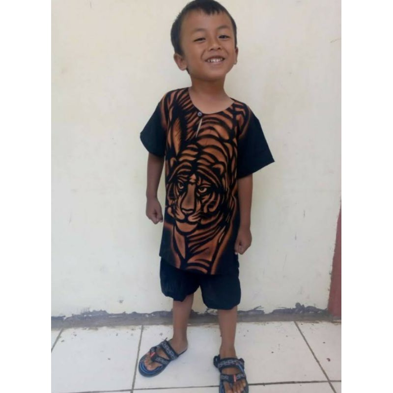 Baju Pantai Pangandaran Setelan Anak