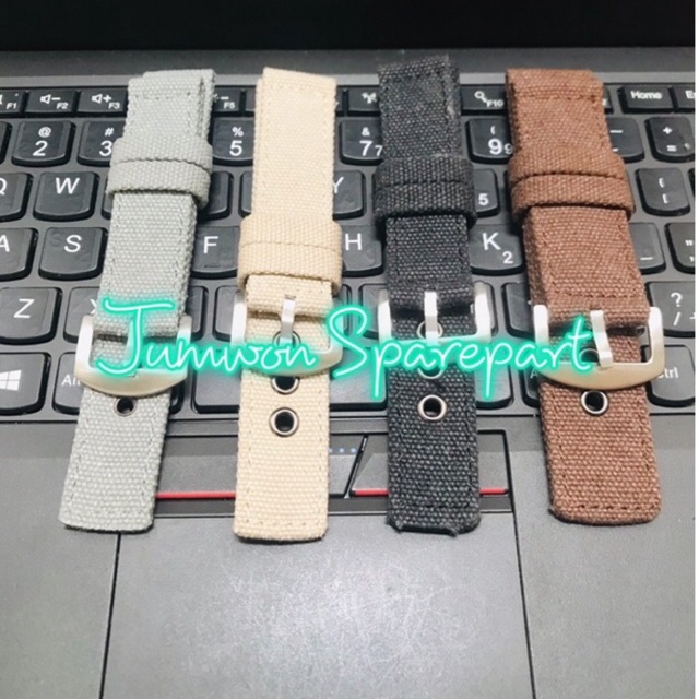 Strap Tali Jam Tangan Kanvas Militer Tali Kanvas Army Murah Berkualitas