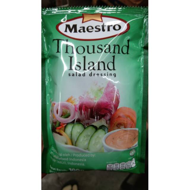 

Maestro Thousand Island Salad Dressing 100gr