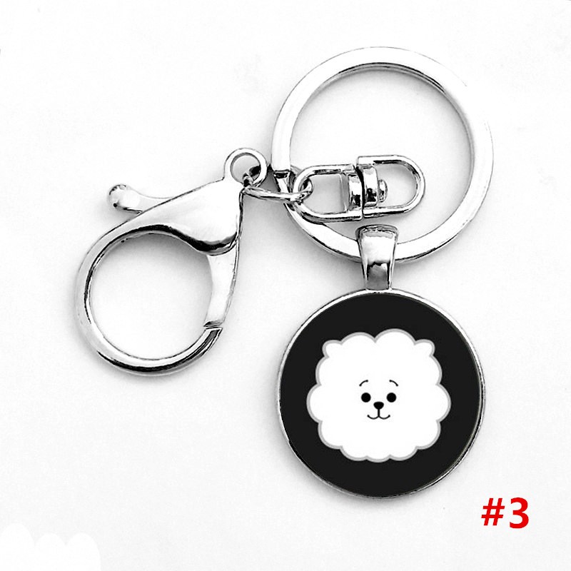 [Bayar Di Tempat]Kpop Bangtanboy Bts Cartoon Keychain Keyring Gantungan kunci