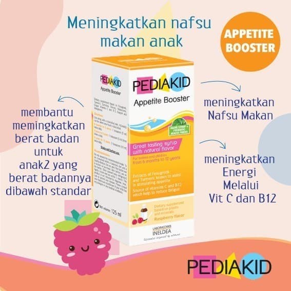 pediakid appetite booster vitamin penambah nafsu makan anak Pediakid - Appetite