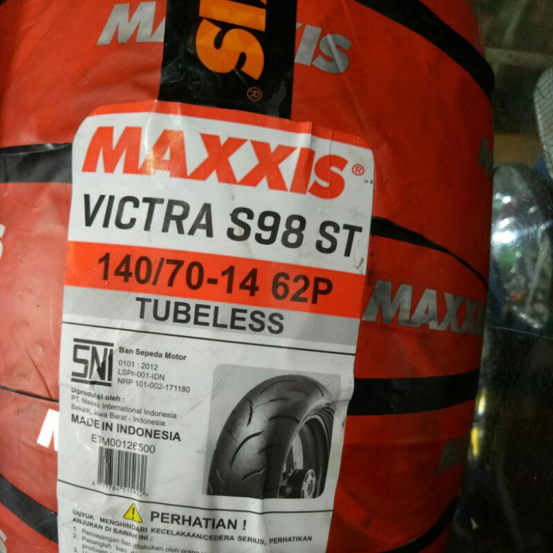 Ban belakang aerox pcx maxxis 140 / 70 - 14 Victra / Ban belakang nmax 140 / 70 - 13 victra / ban ma