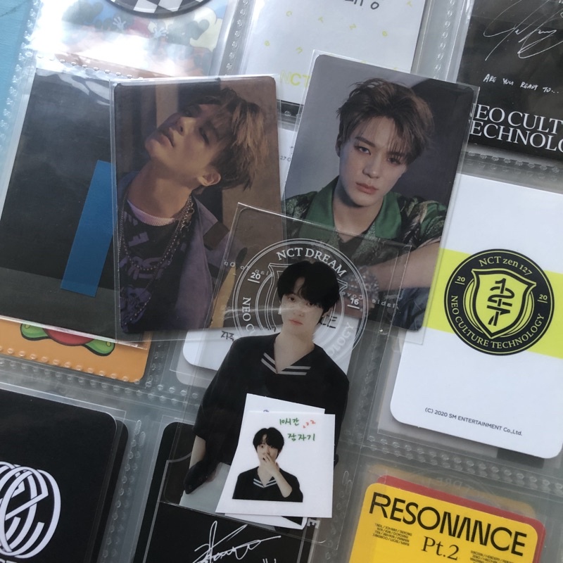pc jeno reload sticker set, bookmark chenle