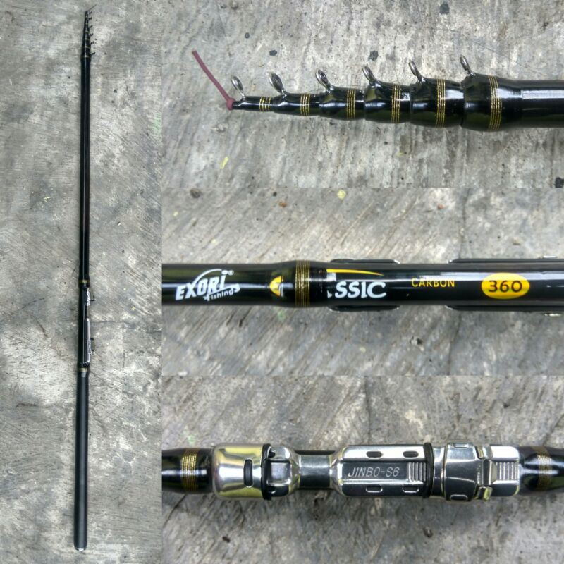 Joran Tegek Exori Clasic 360 Kolong Siap Pakai