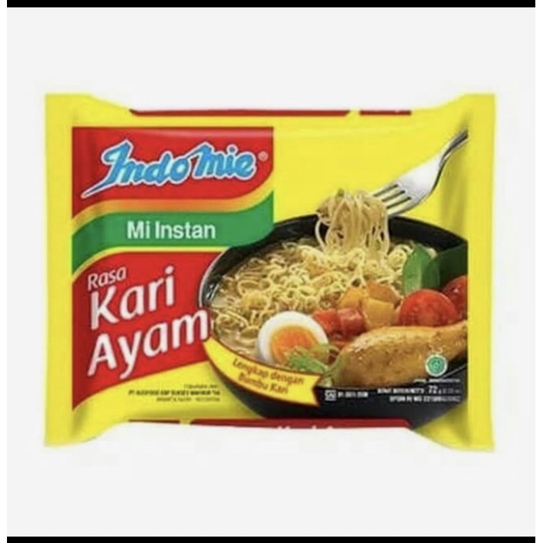 

Indomie Kari Ayam per 1 pcs